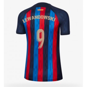 Barcelona Robert Lewandowski #9 Hjemmedrakt Kvinner 2022-23 Kortermet